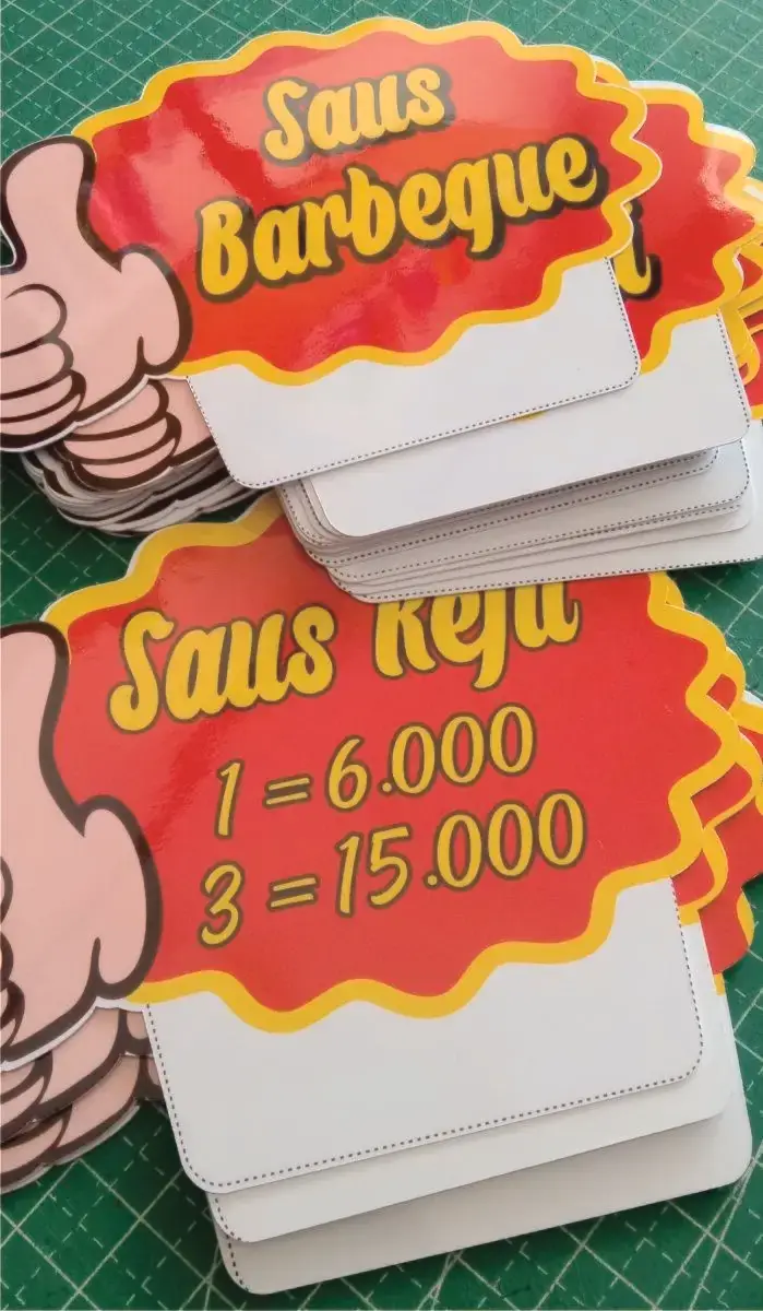 Portofolio stiker label kemasan UMKM