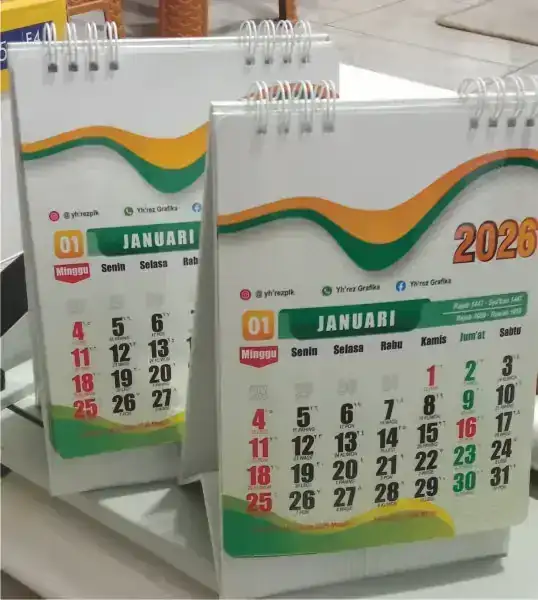 Cetak Kalender Meja