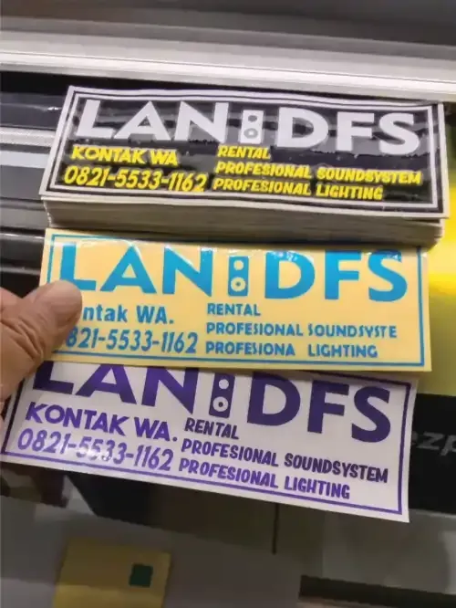 Cutting Sticker  (Polyflex/Vinyl) foto 3