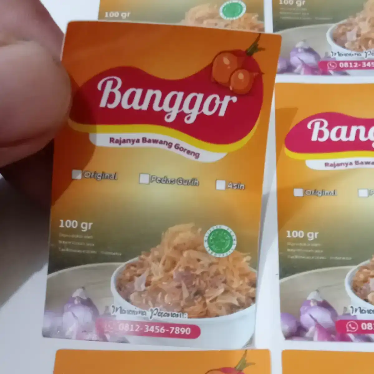 Sticker Label Kemasan